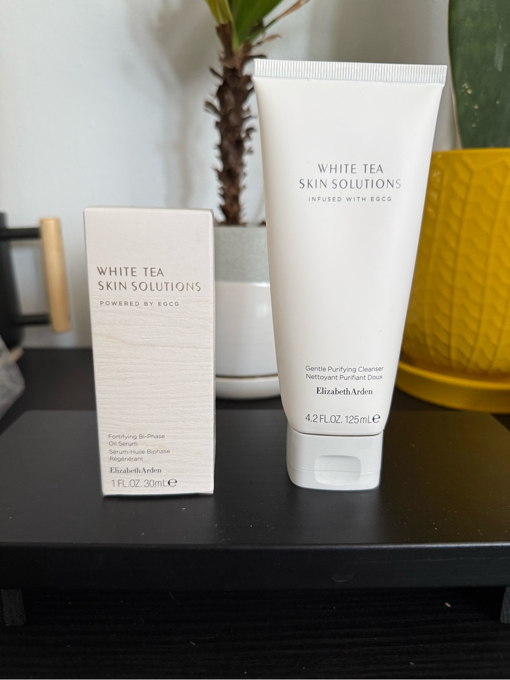 Elizabeth Arden White Tea Solutions bundle -Cleanser and bi-phase serum New